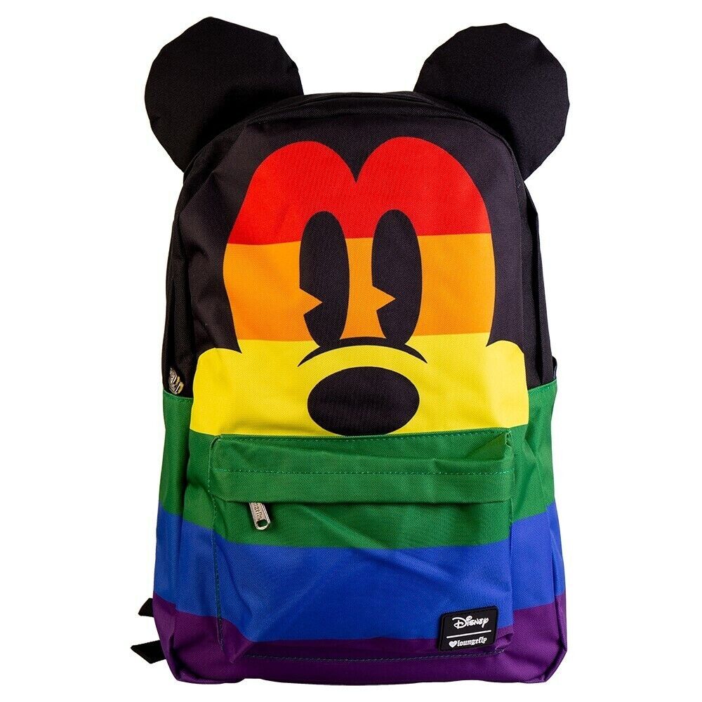 loungefly disney mickey mouse rainbow backpack