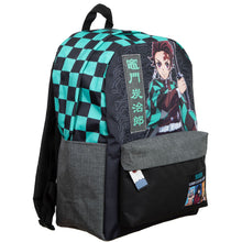 Load image into Gallery viewer, DEMON SLAYER CORPS CHECKER LAPTOP BACKPACK