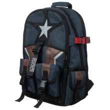 Load image into Gallery viewer, MARVEL CAPTAIN AMERICA UTILITY STANDARD ISSUE LAPTOP BACKPACK