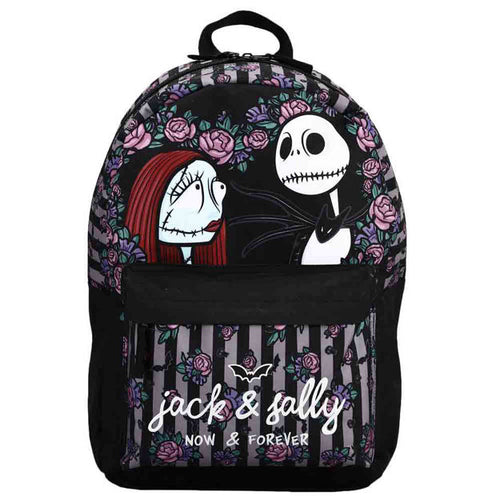 THE NIGHTMARE BEFORE CHRISTMAS JACK & SALLY MIX BLOCK BACKPACK