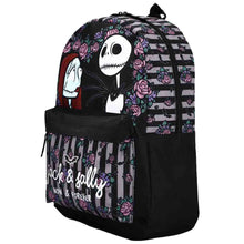 Load image into Gallery viewer, THE NIGHTMARE BEFORE CHRISTMAS JACK &amp; SALLY MIX BLOCK BACKPACK