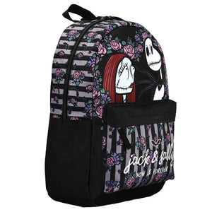 THE NIGHTMARE BEFORE CHRISTMAS JACK & SALLY MIX BLOCK BACKPACK