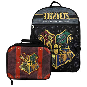 HARRY POTTER HOGWARTS BACKPACK WITH LUNCH KIT