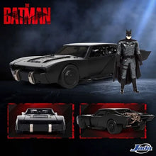 Load image into Gallery viewer, The Batman 2021 Batmobile 1:24 Scale Die-Cast Metal Vehicle with Figure