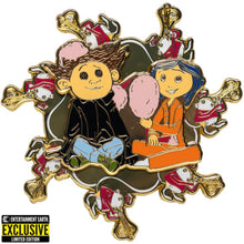 Load image into Gallery viewer, Coraline Spinning Enamel 3-Inch Pin - EE Exclusive