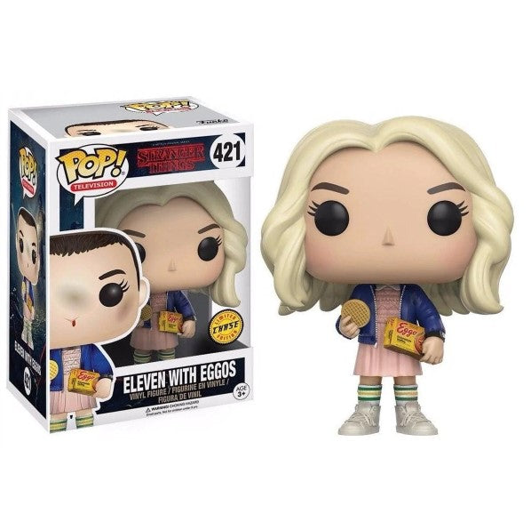FUNKO POP! STRANGER THINGS ELEVEN 11 WITH EGGOS CHASE LIMITED EDITION