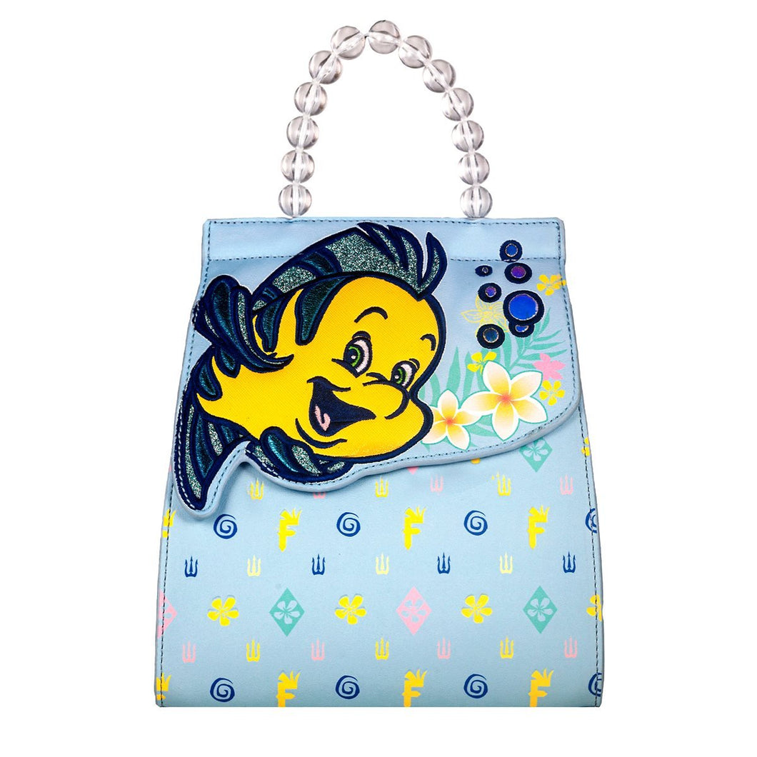 The Little Mermaid Flounder Monogram Backpack
