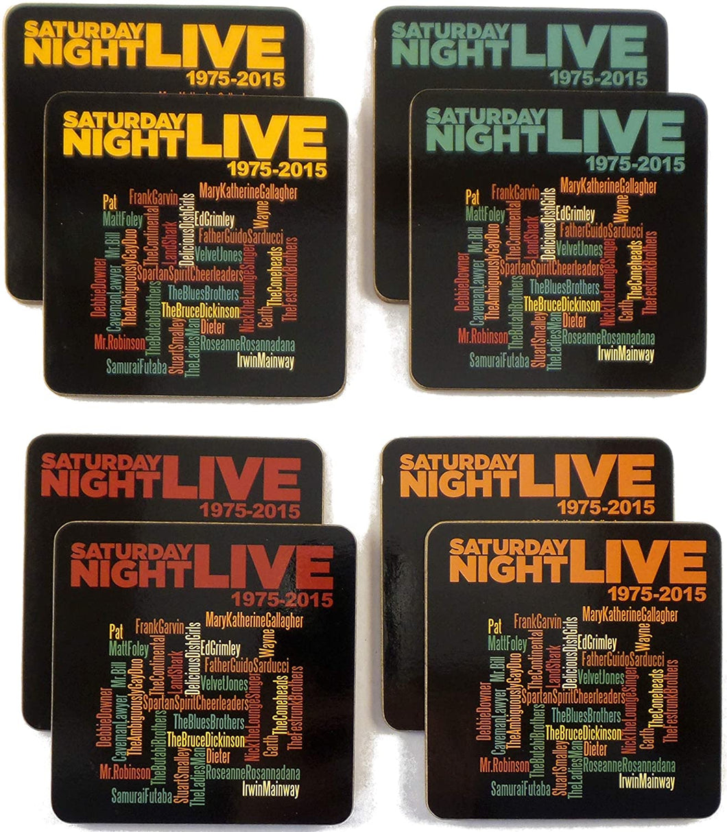 Saturday Night Live 40th Anniversary Coasters Set of 8