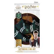 Load image into Gallery viewer, Harry Potter Wizarding World Collection Slytherin Cowl Scarf Knitting Kit