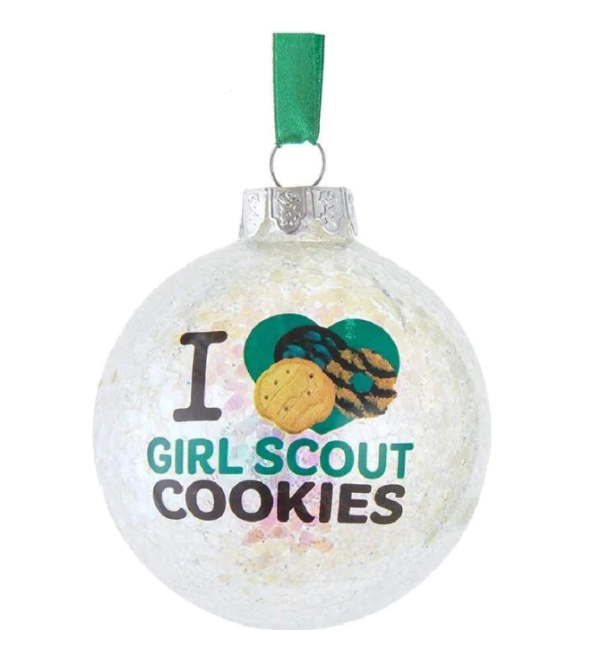 Girl Scouts of The USA Cookies 80mm Glass Ball Ornament