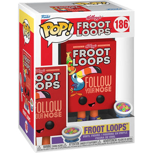Kelloggs Froot Loops Cereal Box Pop! Vinyl Figure