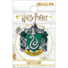 Load image into Gallery viewer, Harry Potter Slytherin Crest Enamel Pin